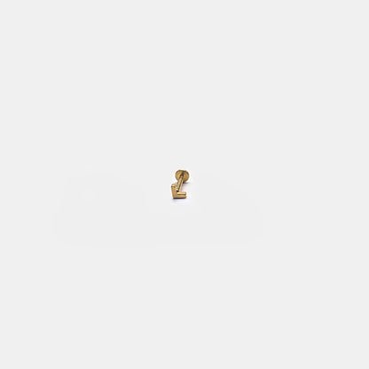 Luxe Line Mini Zircon Stud – A Spark of Modern Minimalism