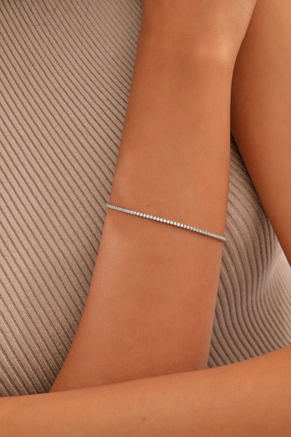 Radiant Grace Tennis Bracelet – A Sparkle of Elegance, Made to Remember